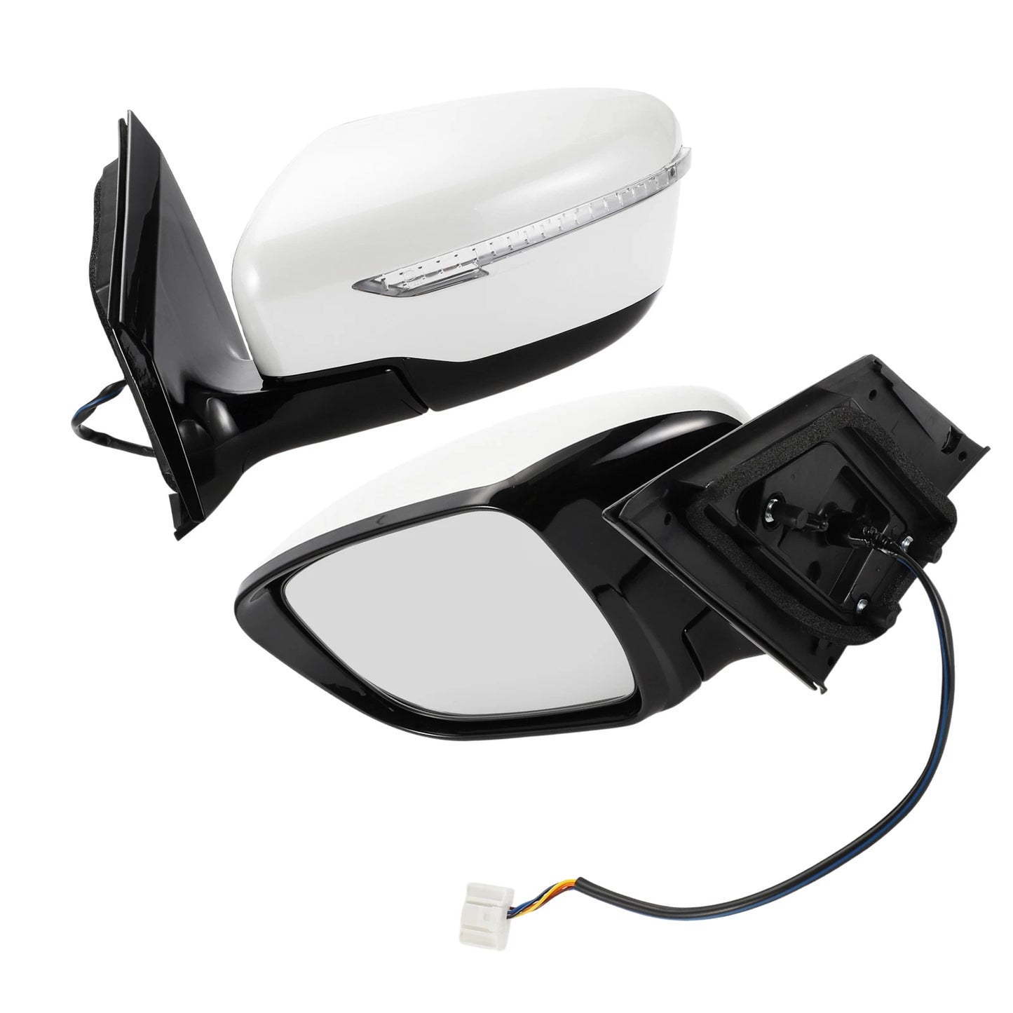 Left Side Door Mirror for Nissan Murano (2015–2020) Manual Folding White