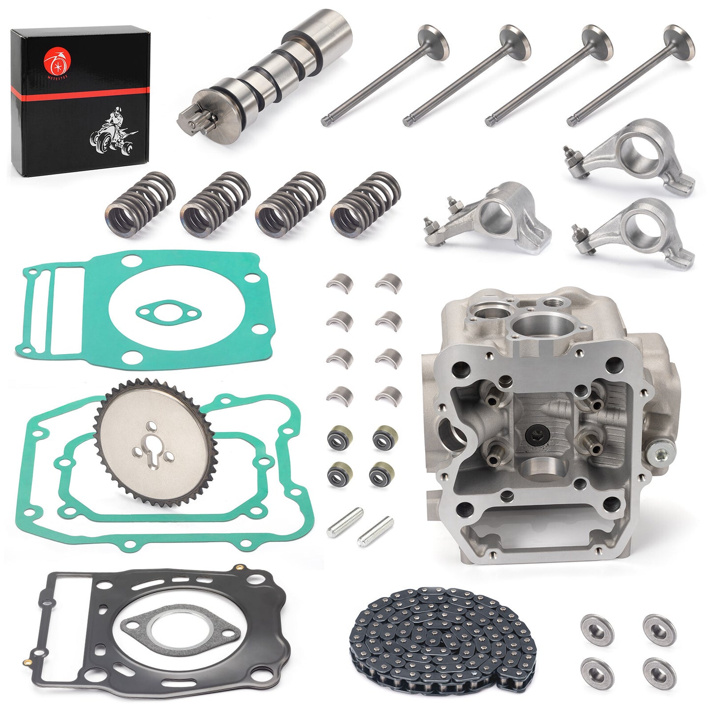 Cylinder Head Assembly & Gasket for Polaris Sportsman 400 450 500 (2000–2014)