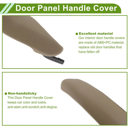 Door Panel Handle Pull Trim Cover for BMW X3 Beige (2010-2016)