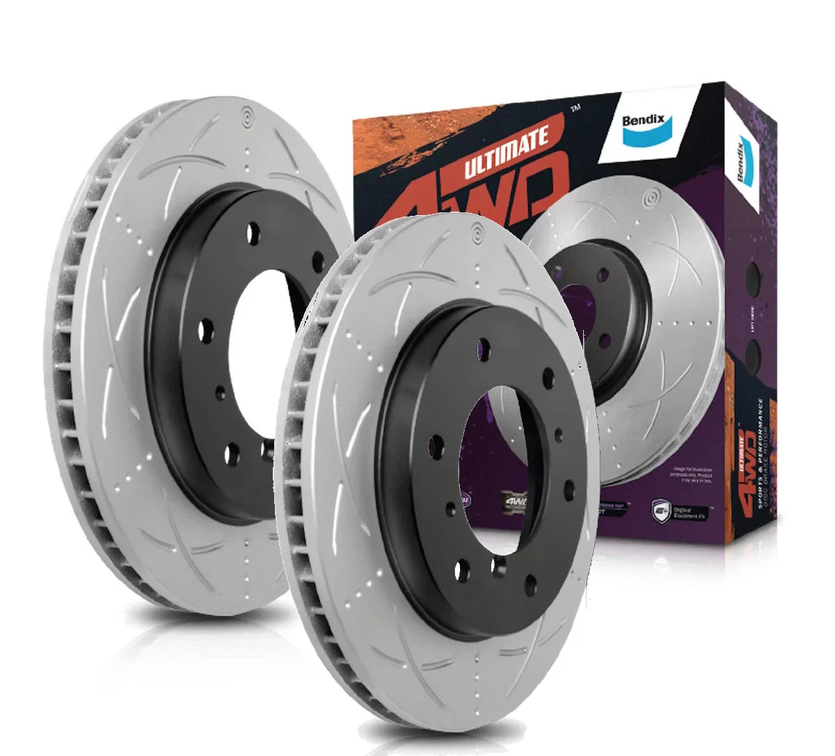 2X Front Brake Rotor for Ford Ranger PX PY Mazda BT50 (2011–2023)