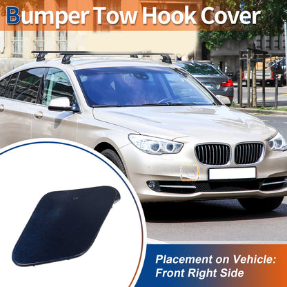 Front Right Tow Hook Cover for BMW 535i (2011–2016) No. 51117248065 Deep Sea Blue