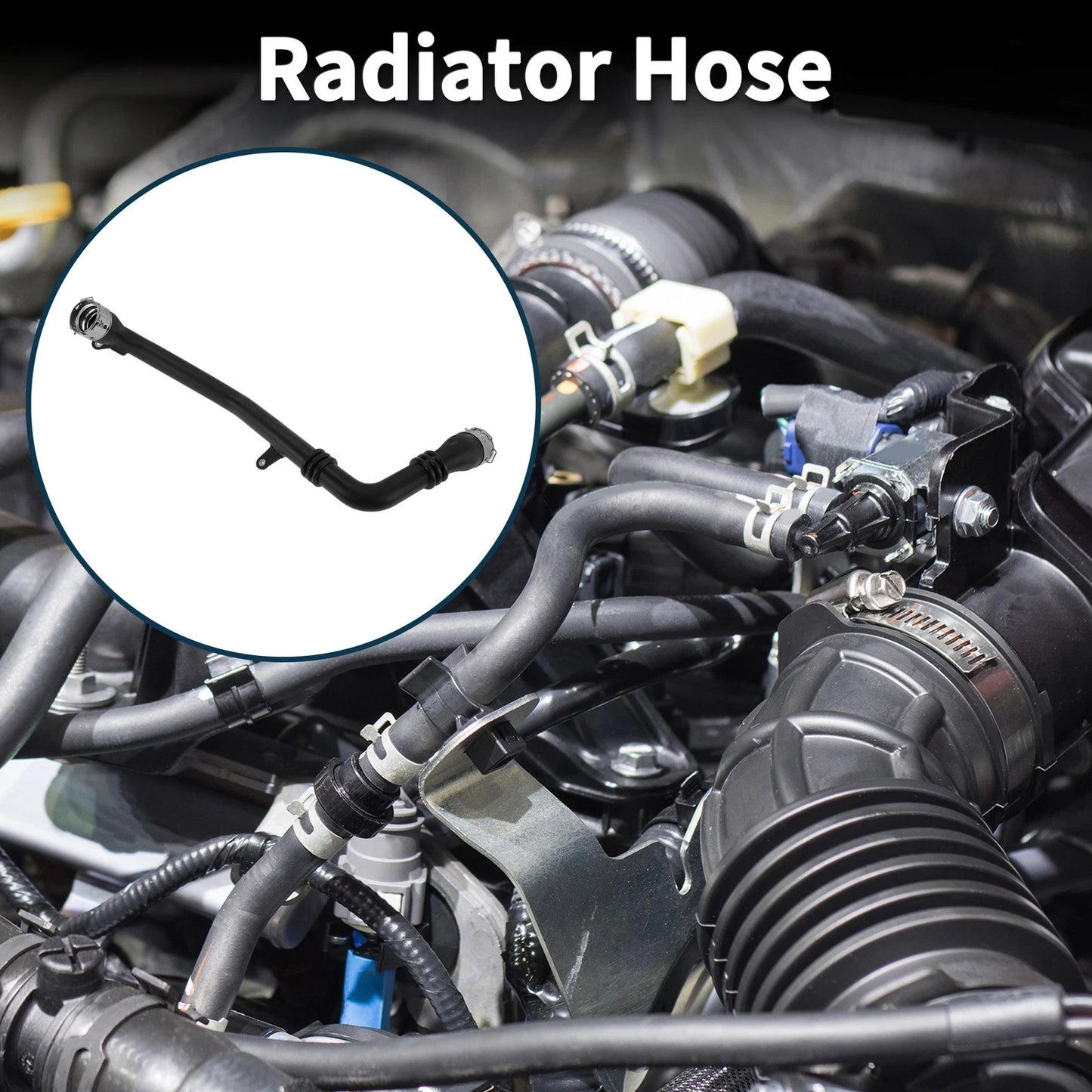 Radiator Hose for Nissan Juke (2010–2019) No. 144601KB2D Rubber Intercooler Pipe