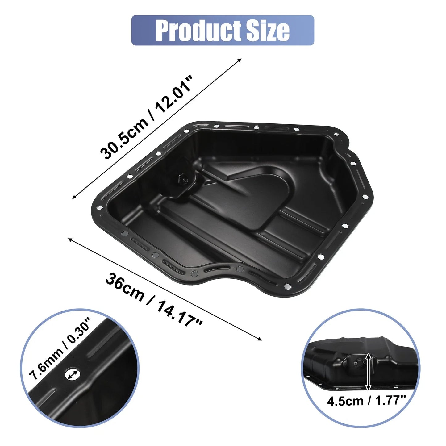 Engine Transmission Oil Pan for Chrysler 200, Dodge Ram C/V (2011-2014)