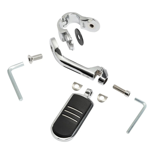 1 1/4" Long Angled Foot Pegs for Harley