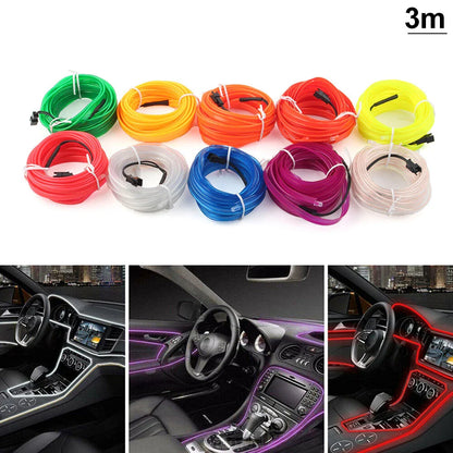 3 Meter LED Strip Lights for Car Interior Atmosphere Decoration USB