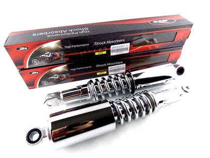 335mm Chrome Rear Shock Absorbers for Honda SL350