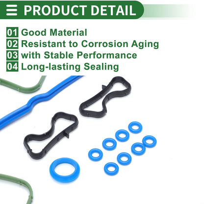 Engine Valve Cover Gasket Kit for Cadillac Escalade ESV 6.0L (2004–2006)