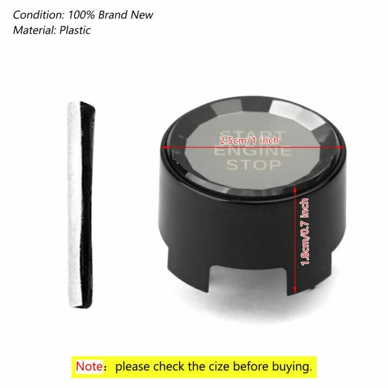 Black Engine Knob Cover for BMW F30 F10 (2012–2019)