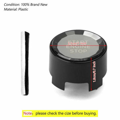 Black Engine Knob Cover for BMW F30 F10 (2012–2019)