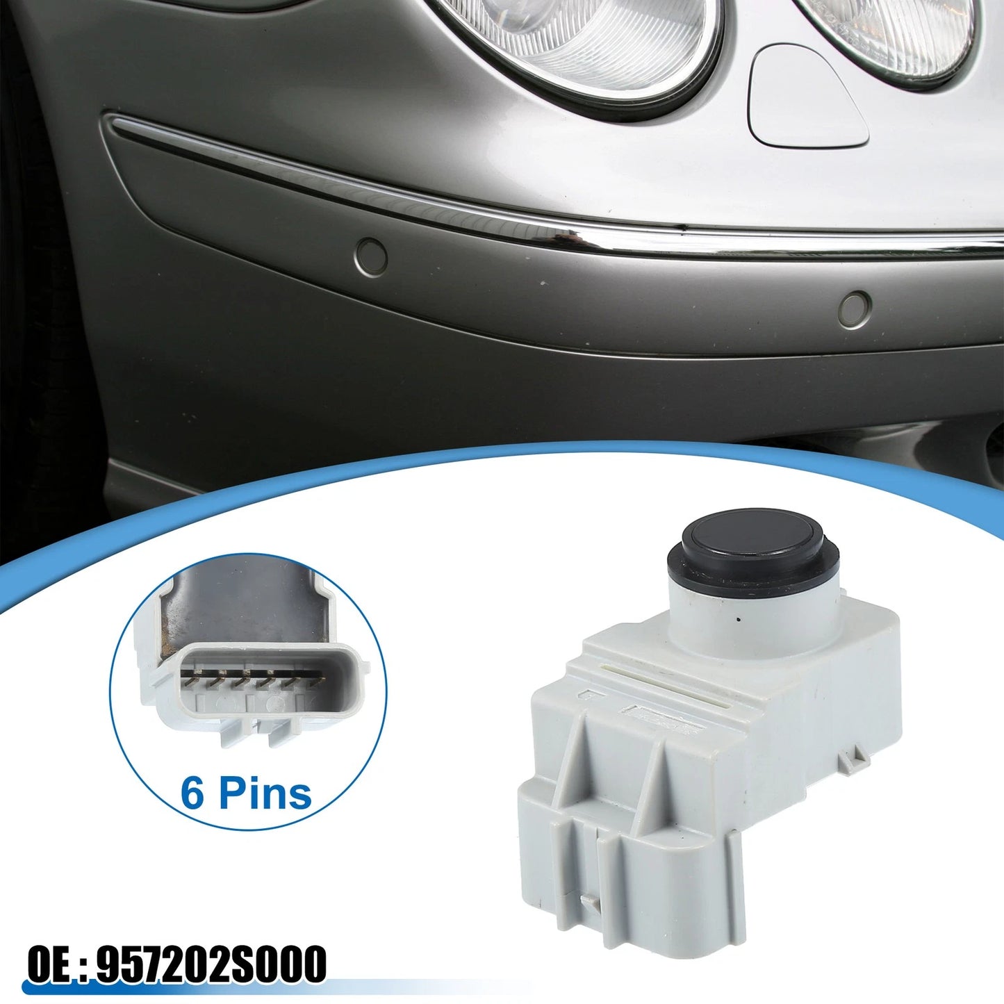Set of 4 PDC Parking Reverse Assist Sensors for Hyundai Tucson (2016–2023)