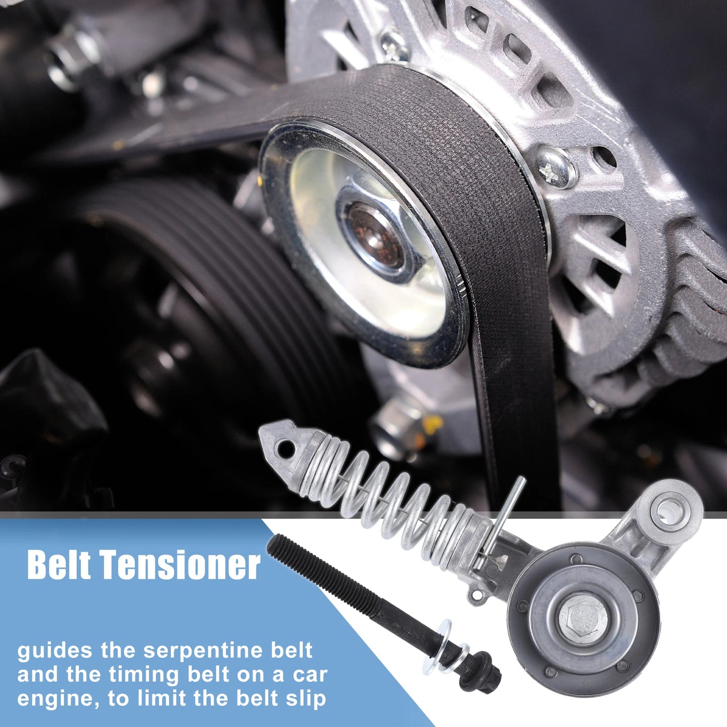 Engine Belt Tensioner Pulley Assembly for Buick Encore (2013–2020) 55565236