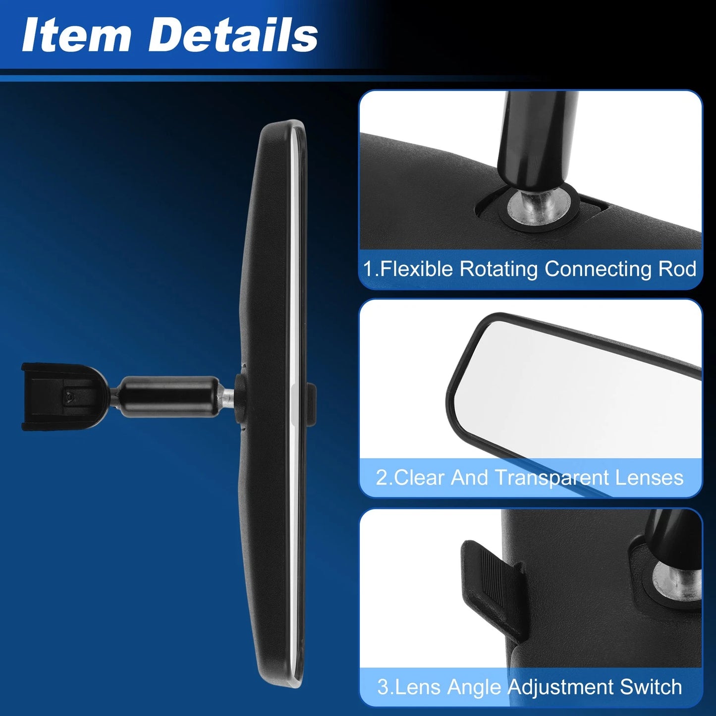 Interior Rearview Mirror for Jeep Wrangler TJ (1997–2006) 8993023K