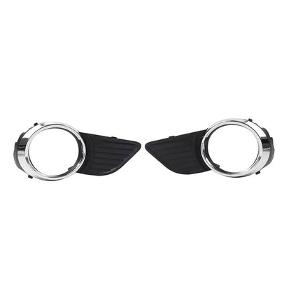 Front Fog Light Bezel Cover  Black/Chrome for Toyota Sienna (2011-2017)
