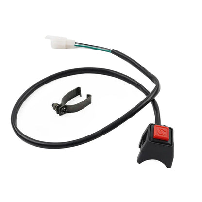 7/8" Kill Stop Switch On Off Button for Universal ATV Dirt Bike Red