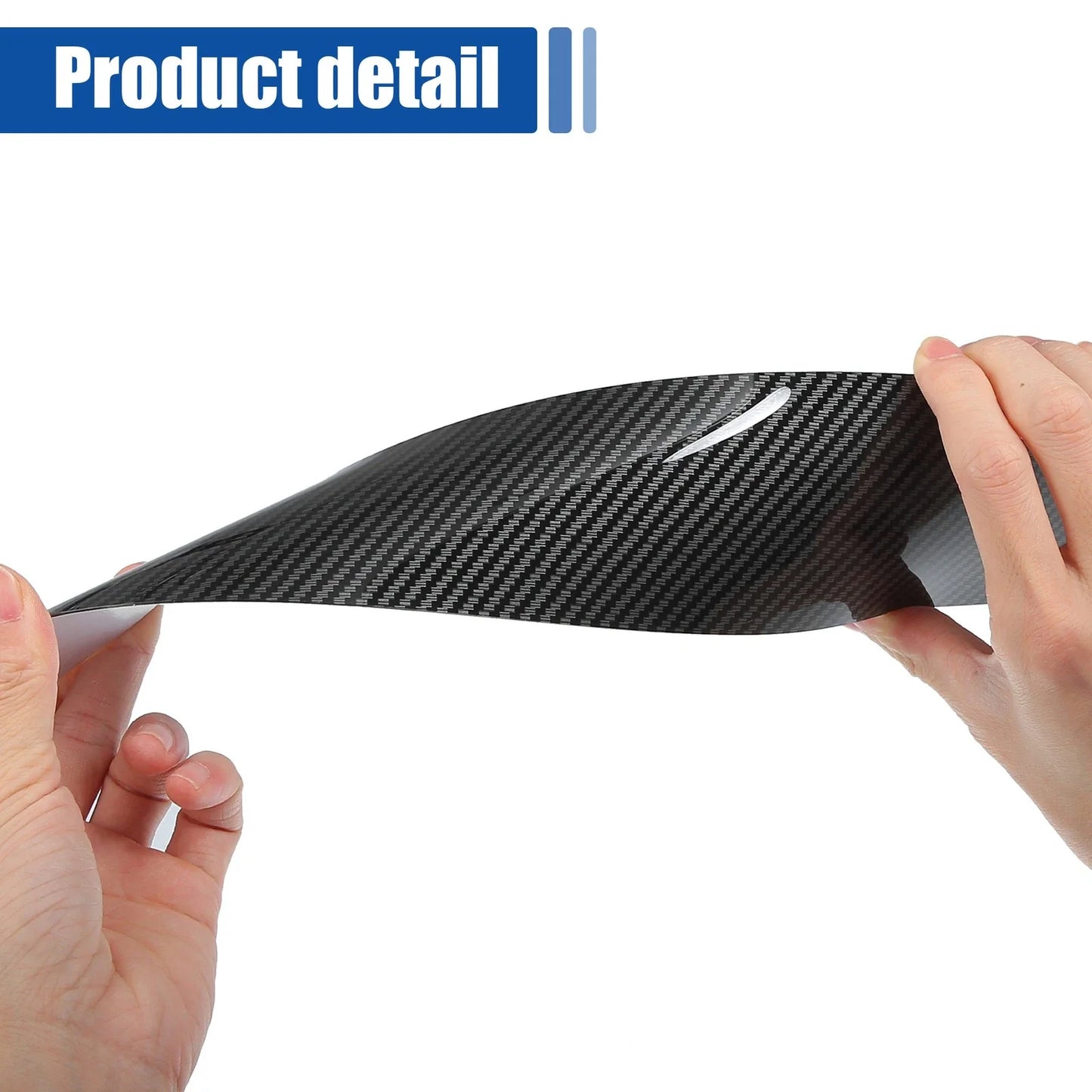 Pillar Post Cover Trim Gloss Carbon Pattern for BMW X6 (2007 - 2014)