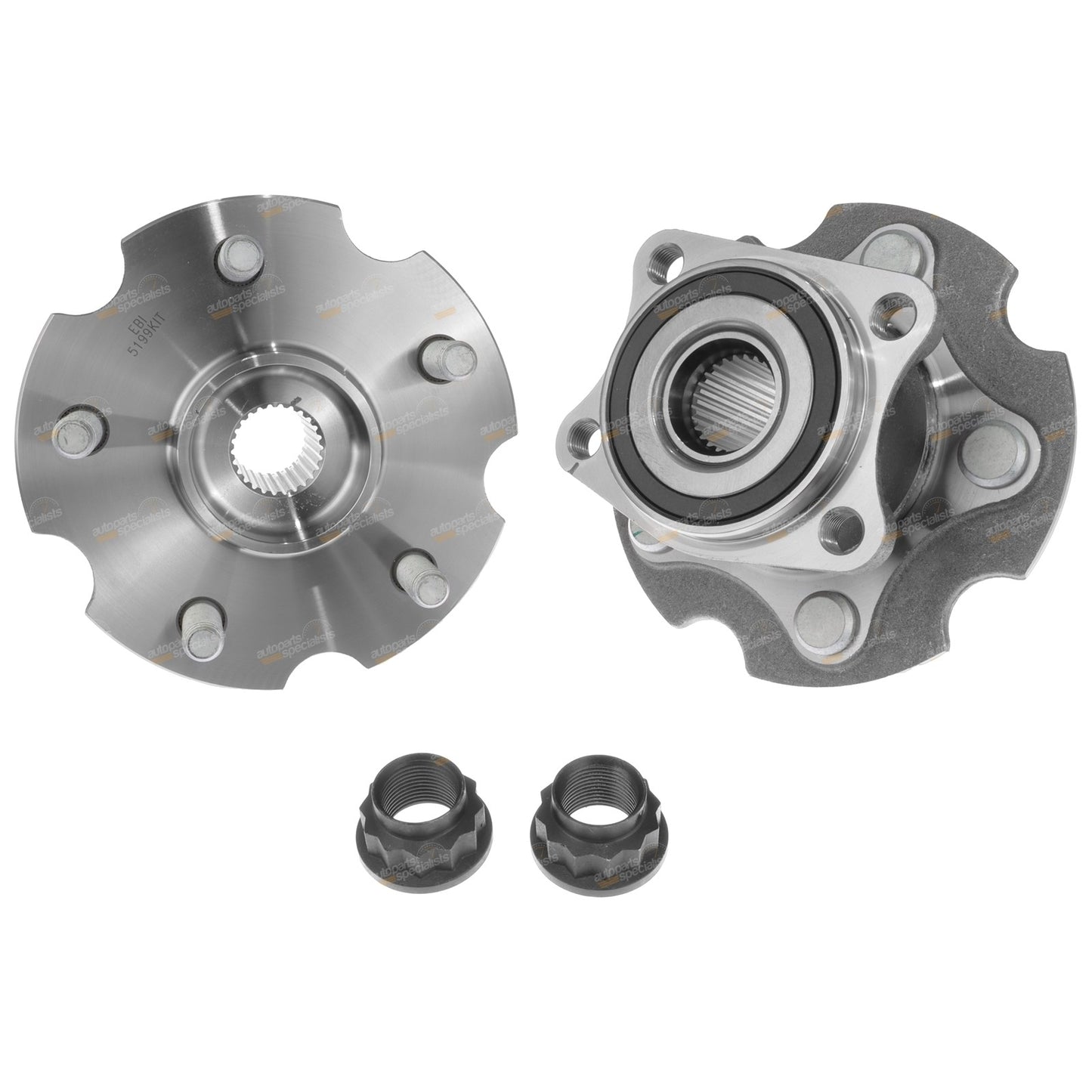 2X Rear Wheel Bearing Hubs for Toyota RAV4 (2005–2019)