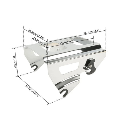 Solo Mount Rack for Harley Touring CVO Road Street Electra Glide (2009-2013)