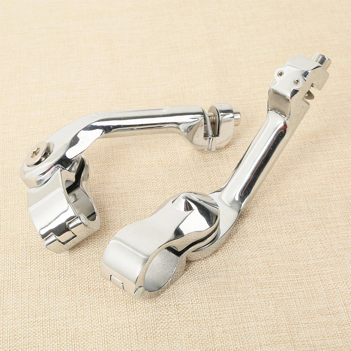Adjustable 1.25" Highway Foot Pegs for Harley