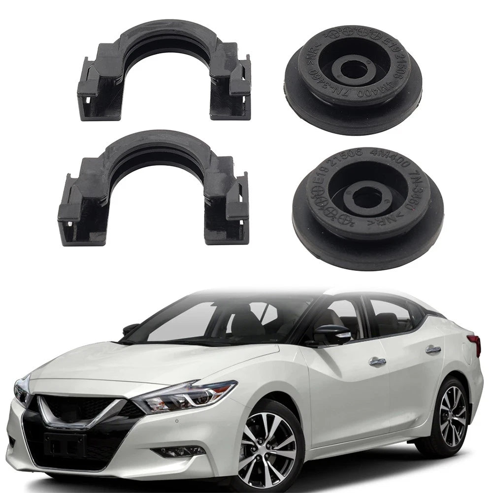 2Pcs Lower Radiator Cushion Mount Bushings for Nissan 350Z Frontier Pathfinder (2003–2008)