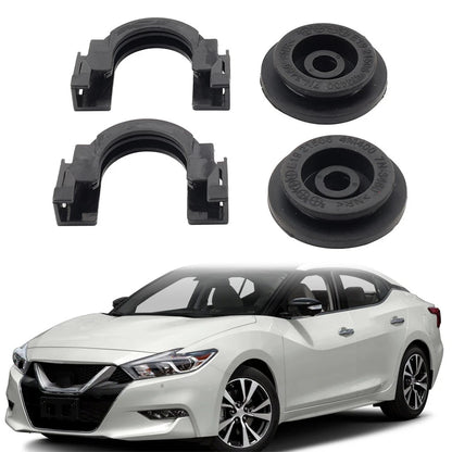 2Pcs Lower Radiator Cushion Mount Bushings for Nissan 350Z Frontier Pathfinder (2003–2008)