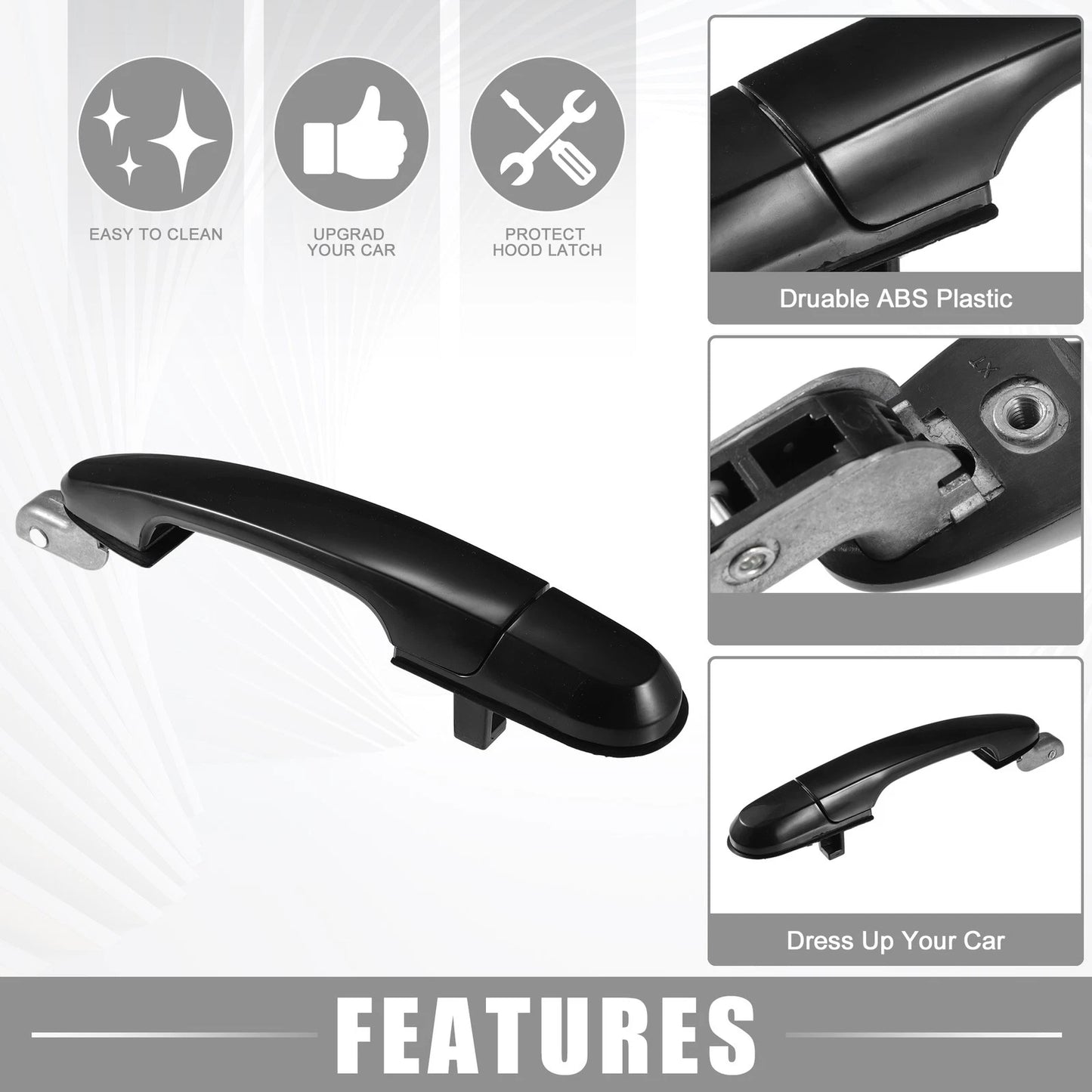 Rear Left Door Handle for Hyundai Tucson (2005–2009) NO.836502E000