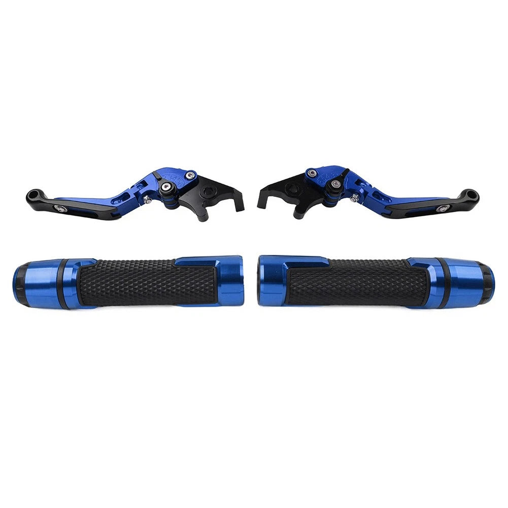 Extendable Brake Clutch Lever Grip Set for Kawasaki Z125 Z250 (2017–2020)