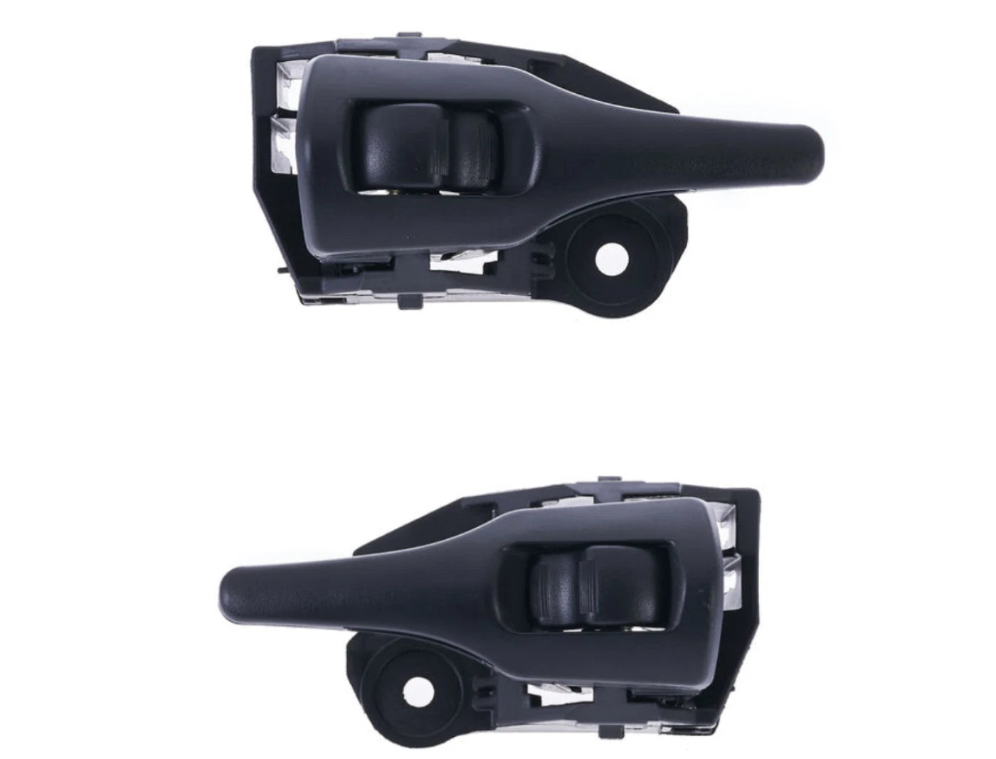 2X Textured Black Inner Door Handles for Toyota Corolla (2007–2014)
