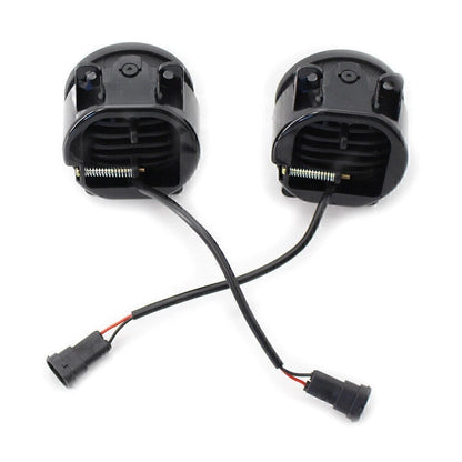 Dual Color White/Yellow LED Fog Light Kit for Honda Nissan Subaru Ford
