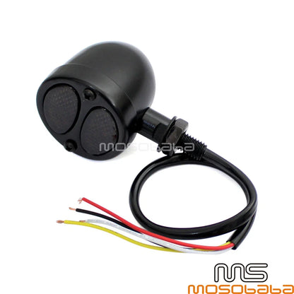 Black LED Turn Signal Light for Harley Dyna Softail Sportster (2004-2023)