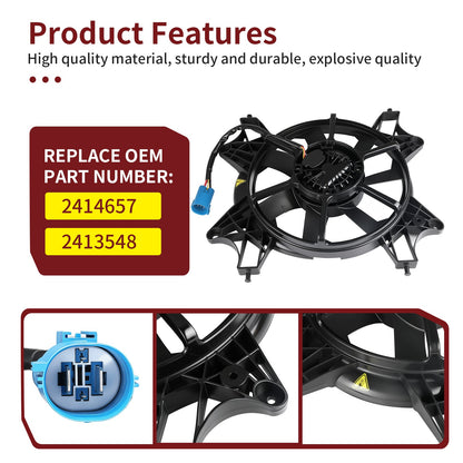 Brushless Fan Assembly for Polaris RZR XP / XP 4 Turbo (2017–2021)