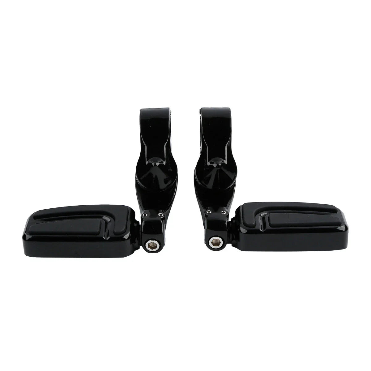 1.25" 32mm Highway Short Angled Mount Foot Pegs for Harley Softail Deluxe