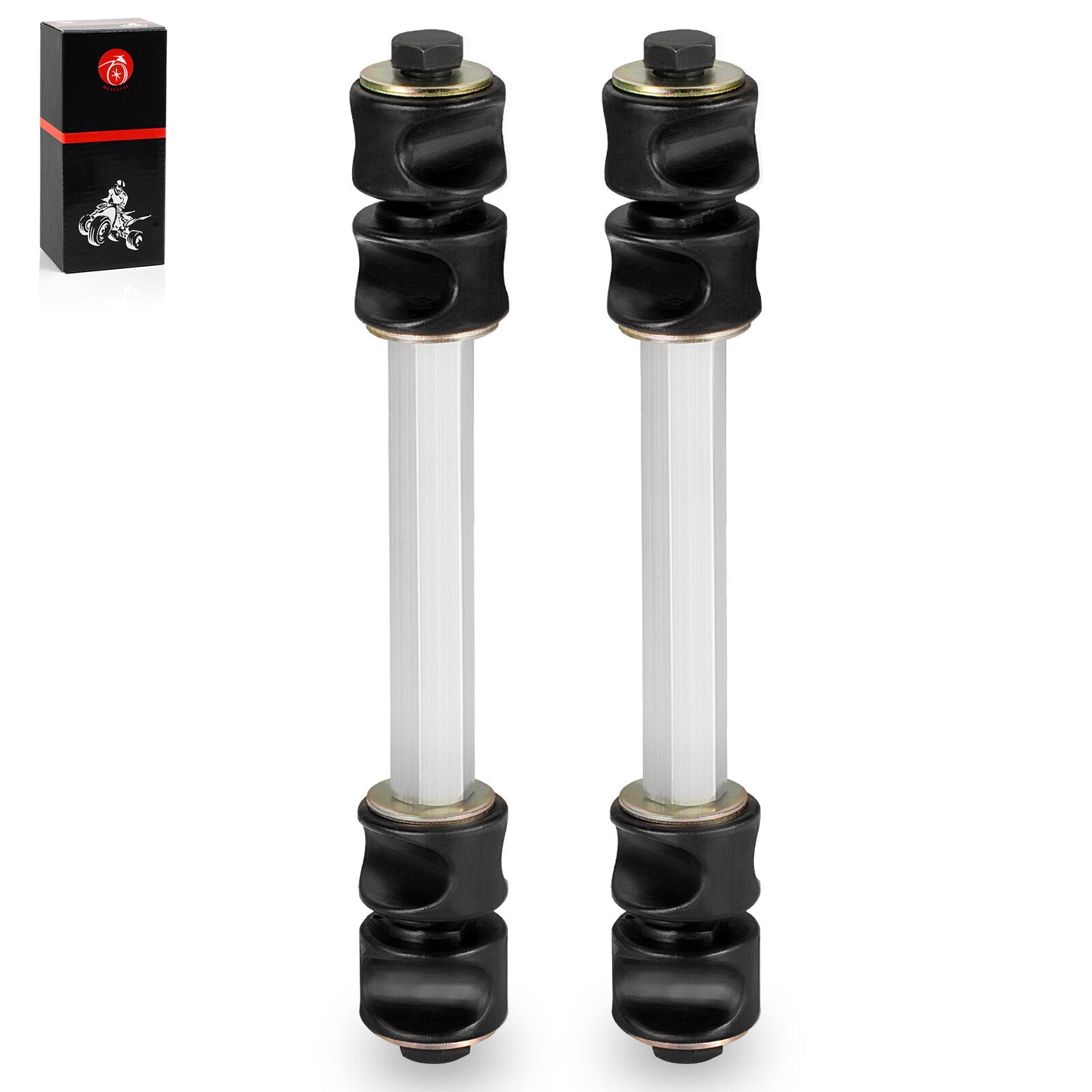 2 Rear Stabilizer Linkage Rods for Polaris Ranger 500 (2005–2009)