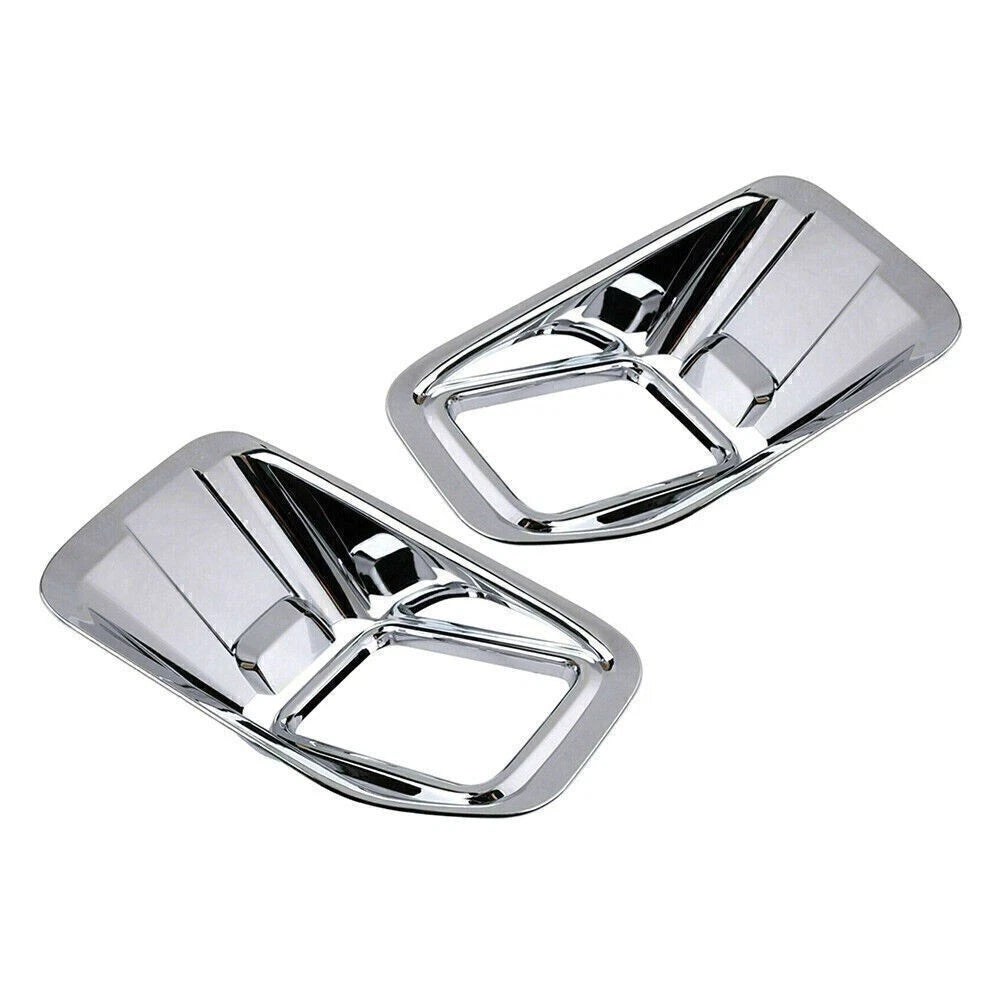 2X Chrome Front Fog Light Decoration Cover Trim for Ford F-150 (2015–2018)