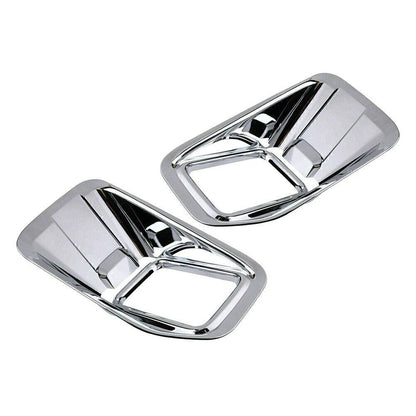 2X Chrome Front Fog Light Decoration Cover Trim for Ford F-150 (2015–2018)