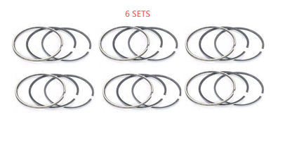 Set of 6 Piston Rings for Volvo Penta AD31 AD41 KAD43