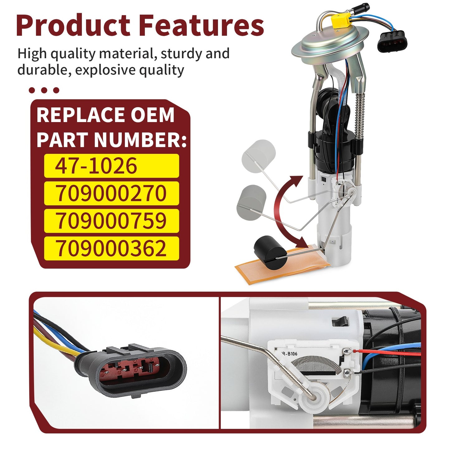 Fuel Pump Assembly for Can-Am Commander Maverick 800 1000 (2011–2020)