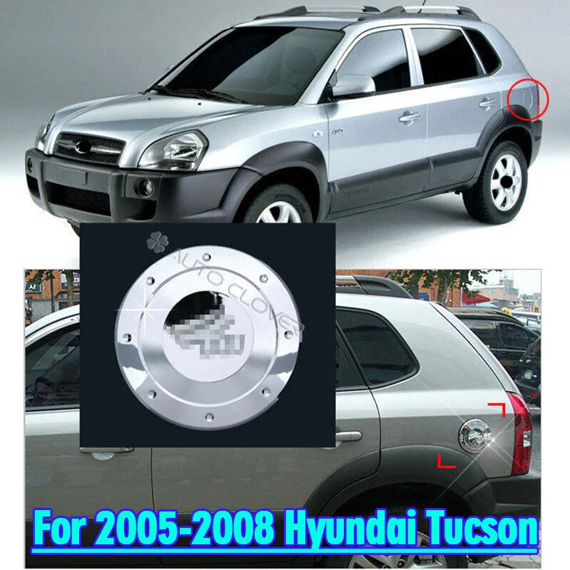 Gas/Fuel Door Cap Cover Molding for Hyundai Tucson (2005–2008)