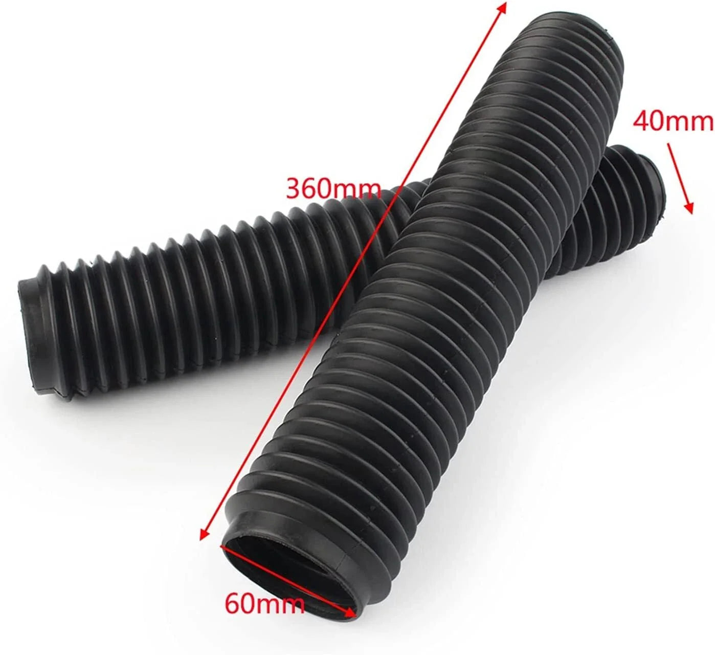 360MM Motorcycle Dirt Bike Front Fork Dust Cover Gaiters Boots