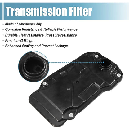 Set of 1 Transmission Filter Oil Pan Gasket Kit for Lexus GS 350 (2013) 35330-50020