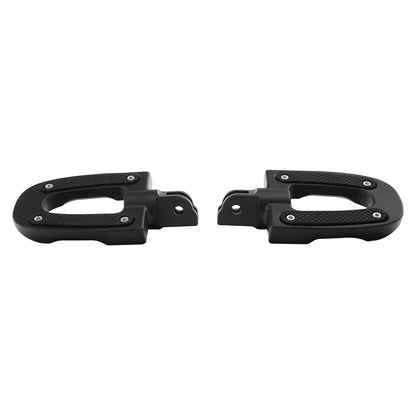 Matte Black Front Driver Footpegs for Harley Softail Sport Glide (2018-2025)