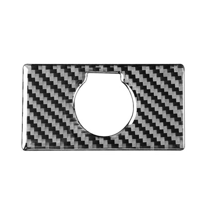 Black Carbon Rear Cigarette Lighter Switch Cover Trim for Toyota Tundra (2014–2021)