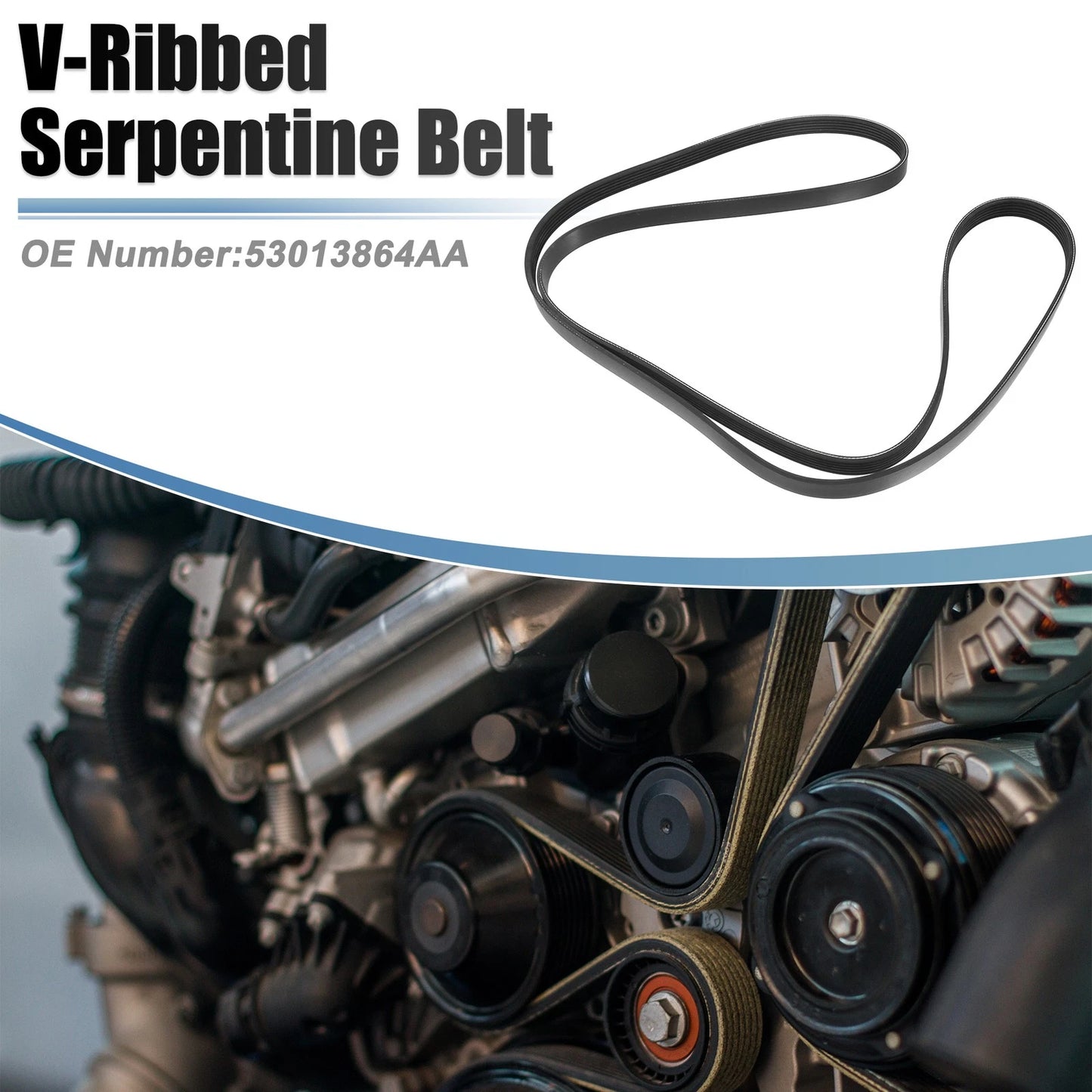 V-Ribbed Serpentine Drive Belt for Chevy Venture (2003–2005) No. 53013864AA