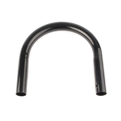Black Stainless Steel Rear Seat Hoop Loop Frame Trim for Universal Cafe Racer