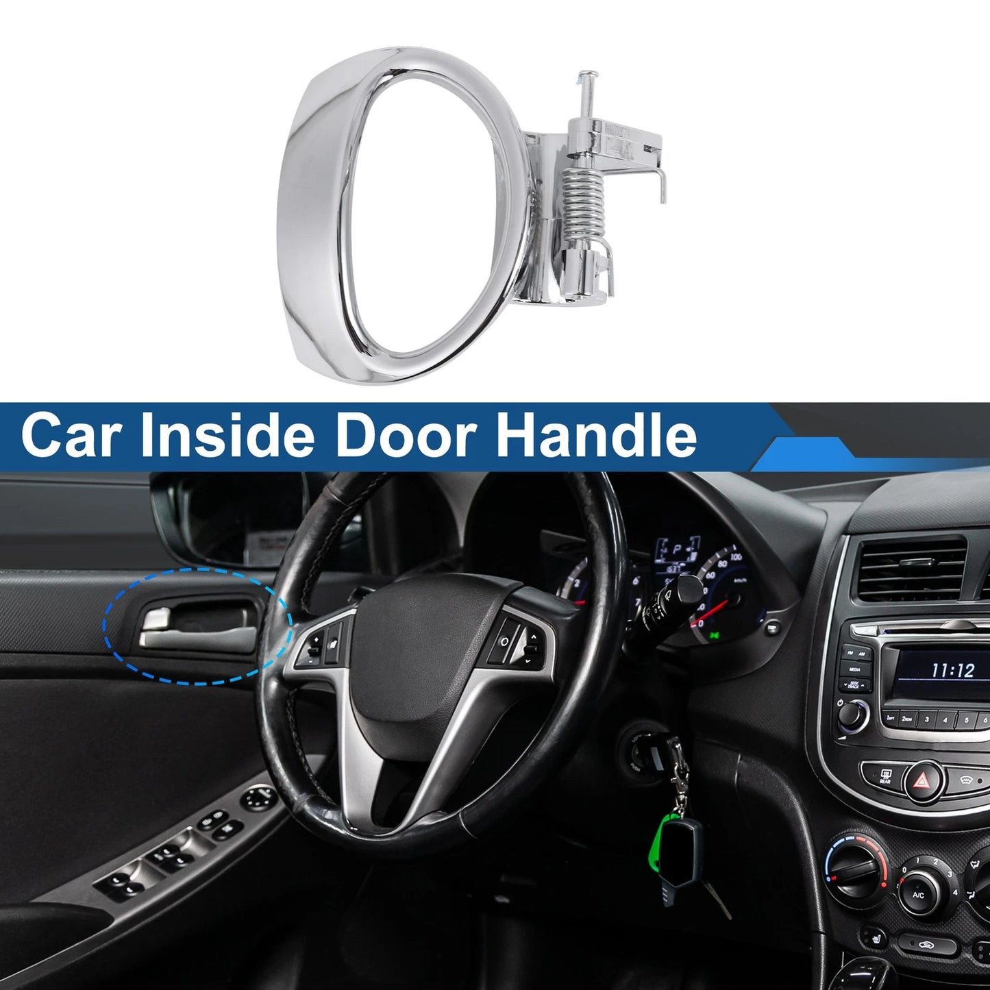 Front Passenger Side Interior Door Handle for Chevrolet HHR (2006–2011) No.19299614