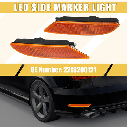 LED Bumper Side Marker Light 2218200121 for Mercedes-Benz (1 Pair)