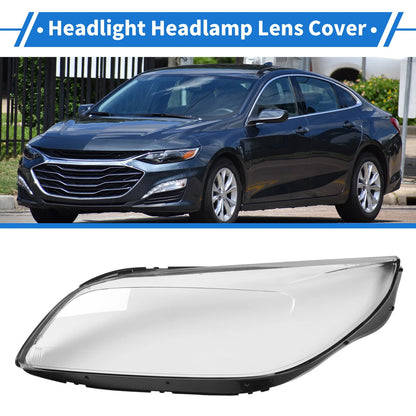 Front Left Headlight Lens Cover for Chevrolet Malibu (2013–2015) LT/LTZ/Eco