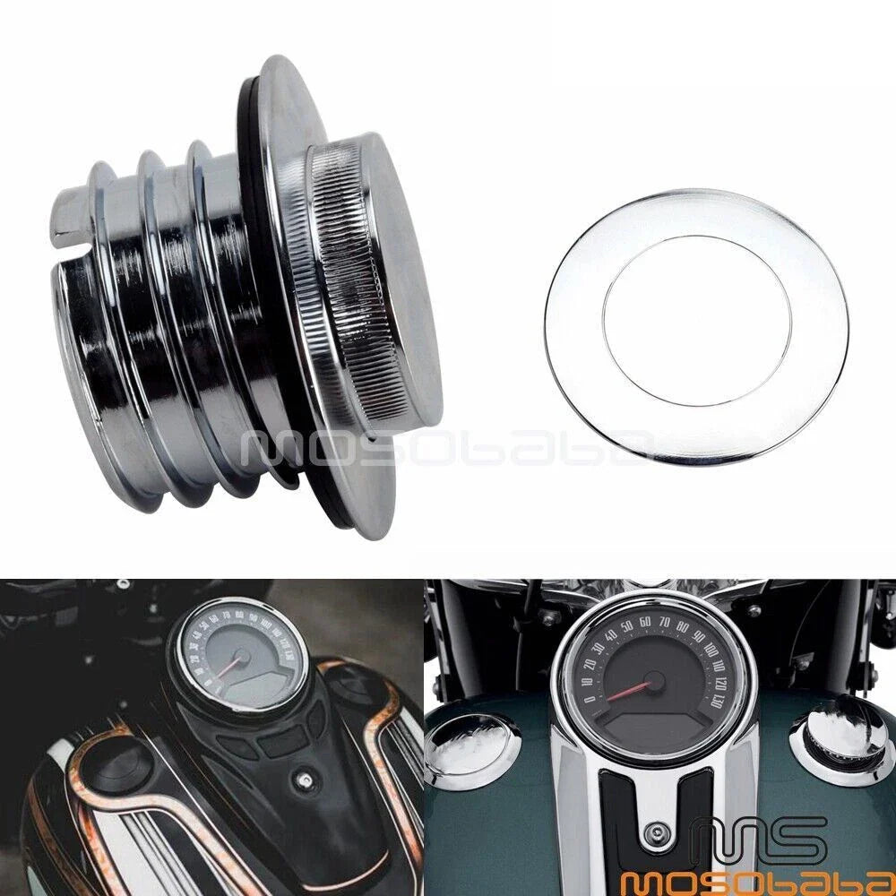 Fuel Gas Tank Cap for Harley Fat Boy Sport Glide Deluxe Low Rider (2018-2021)