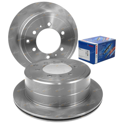 Rear Brake Rotors & Pads for Landcruiser FZJ80 HDJ80 HZJ80 (1992–1998)