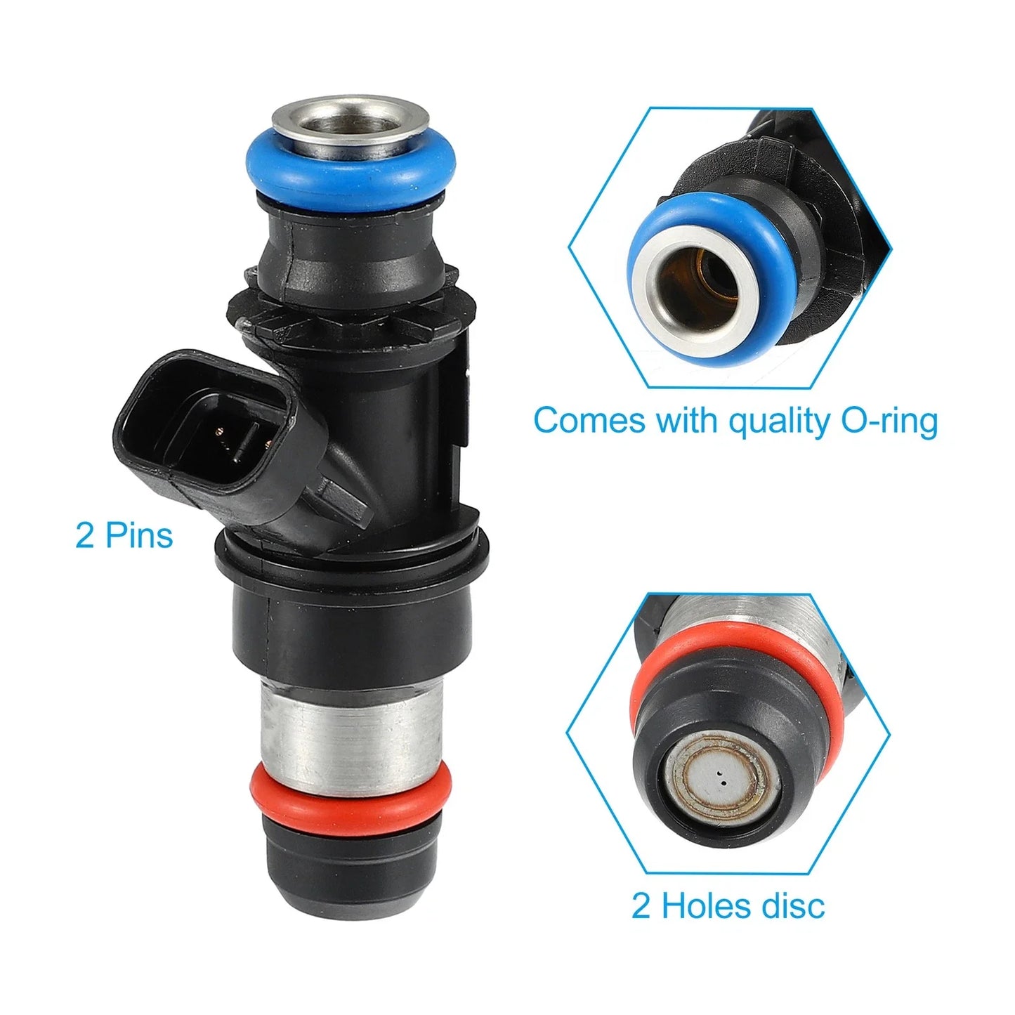 4 x Fuel Injector Nozzles for Chevy S10 Base LS 2.2L (2000-2003)