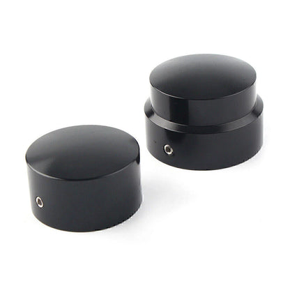 Black Rear Axle Nut Cover Caps for Harley XG 2015-Later, XL & Dyna 2008-Later